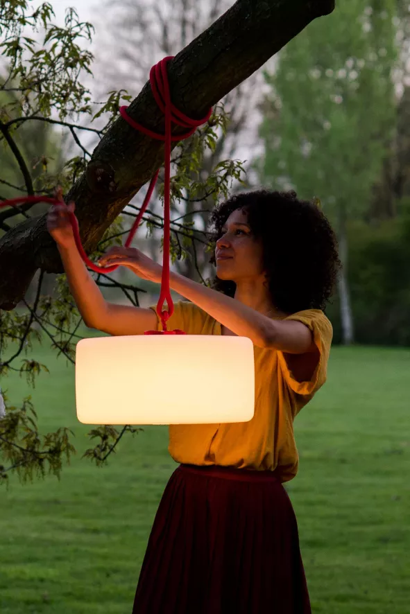 Fatboy Thierry Le Swinger Hanglamp Ø40.5 Lichtgrijs Oplaadbaar - Afbeelding 7