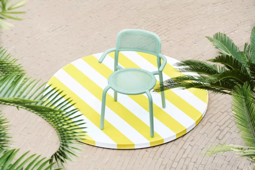 Fatboy Toni Tuinstoel Met Armleuningen Mist Green - Afbeelding 10