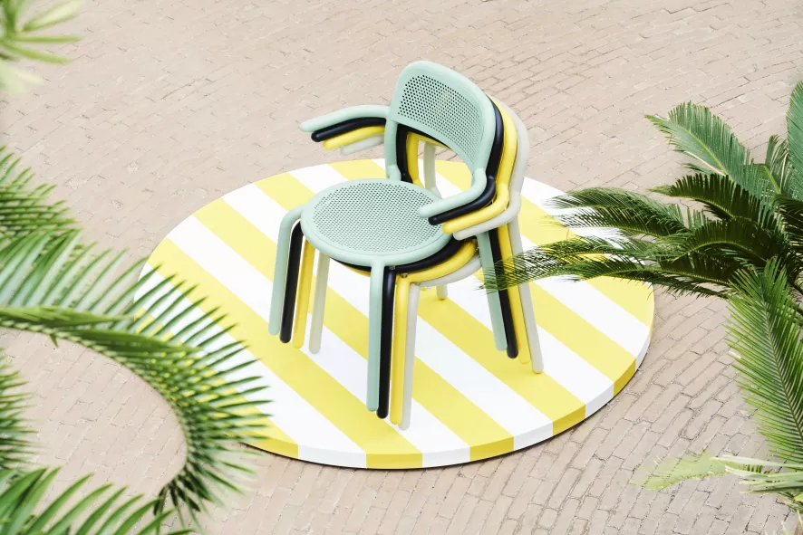 Fatboy Toni Tuinstoel Met Armleuningen Sandy Beige - Afbeelding 11