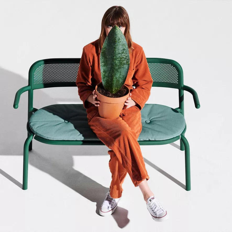 Fatboy Zitkussen Voor Toni Tuinbank Stripe Red - Afbeelding 5